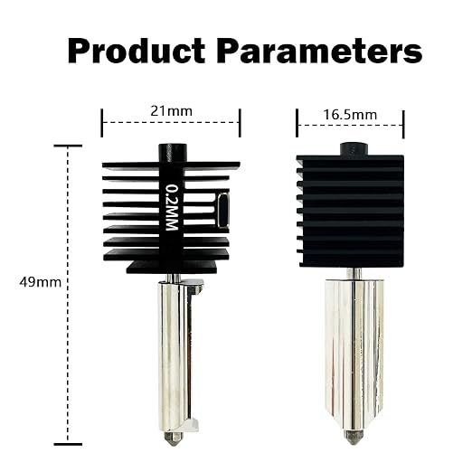 HzdaDeve 2 Pack 0.2MM A1 Mini/A1/A2L Hotend Print Head Hot End Kit Extruder