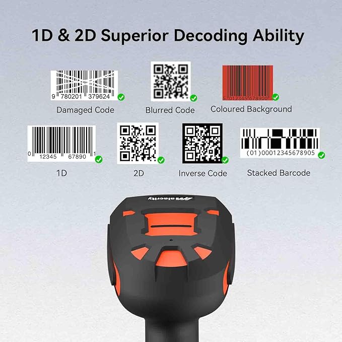 Alacrity Upgraded 2D Industrial Barcode Scanner
