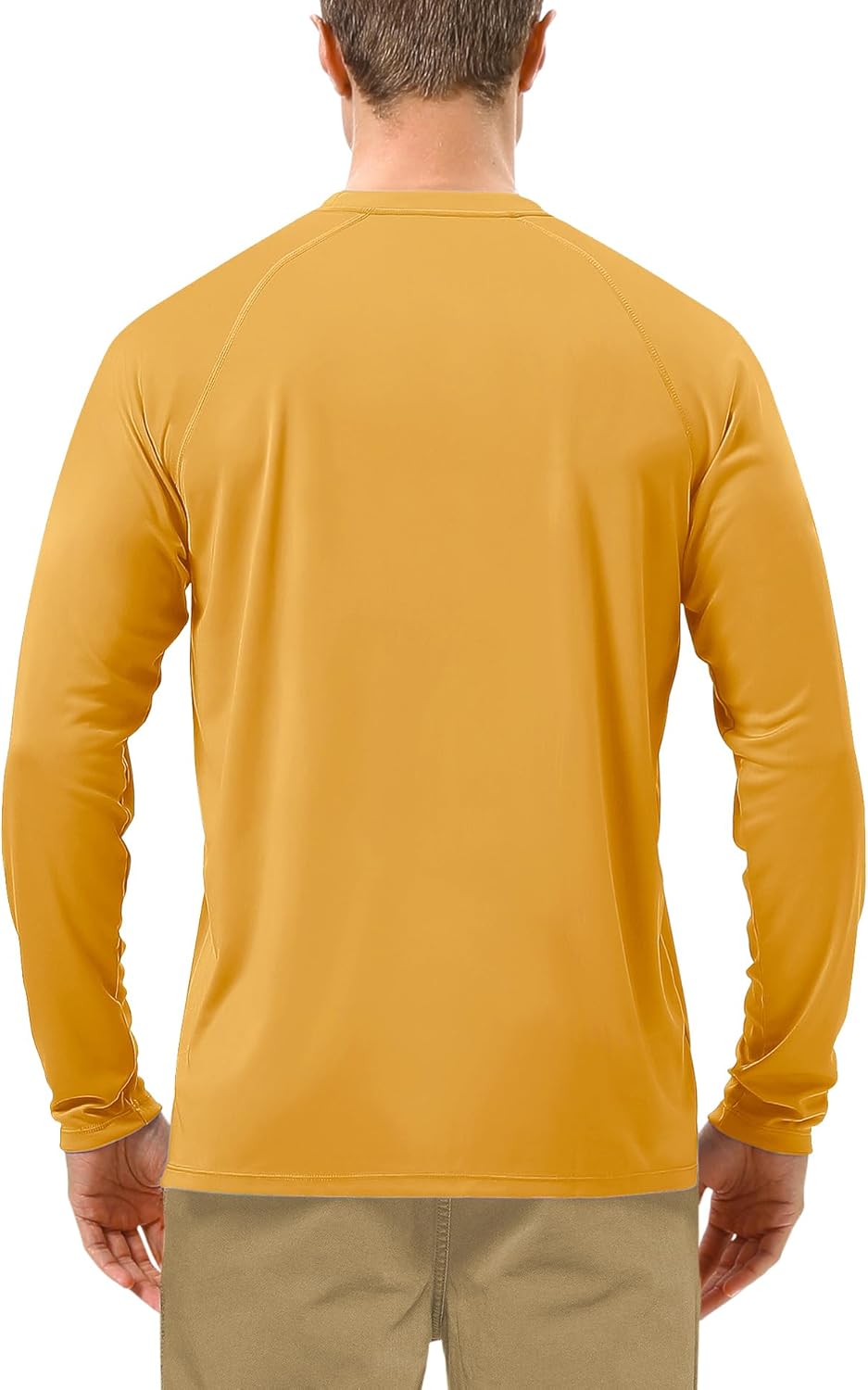 Roadbox Men's UV Sun Protection Shirt - UPF 50+ Long Sleeve Rash Guard for Fishing, Hiking, Swimming