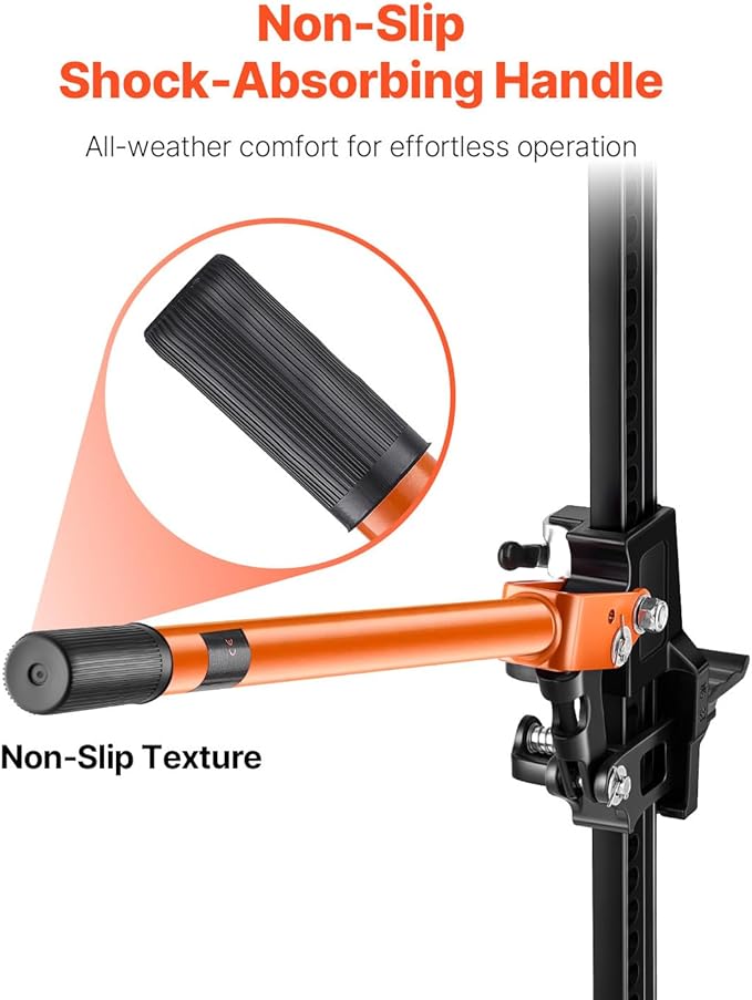 VEVOR Farm Jack 60inch, 7000 lbs Capacity Ratcheting Off Road Jeep Jack for Tractor, Truck, SUV, Bumper Lift, Orange