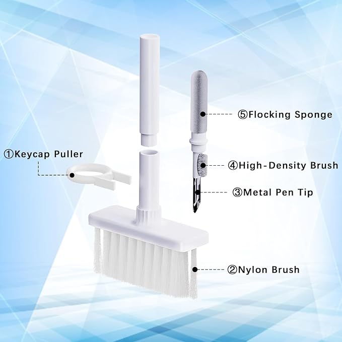 5 in 1 Keyboard Cleaning Brush Kit, Cleaning Tools
