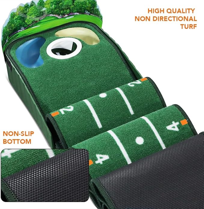 Golf Putting Mat for Various Skill Levels