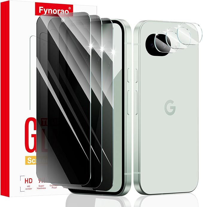 3+3-Pack, Privacy Screen Protector and Camera Lens Protector