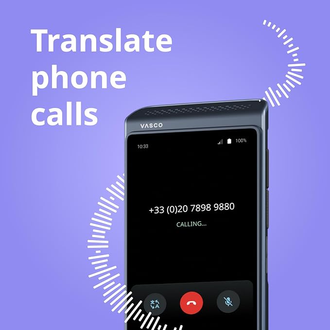 Vasco Translator Q1 | AI Voice Cloning Language Translator Device | 113