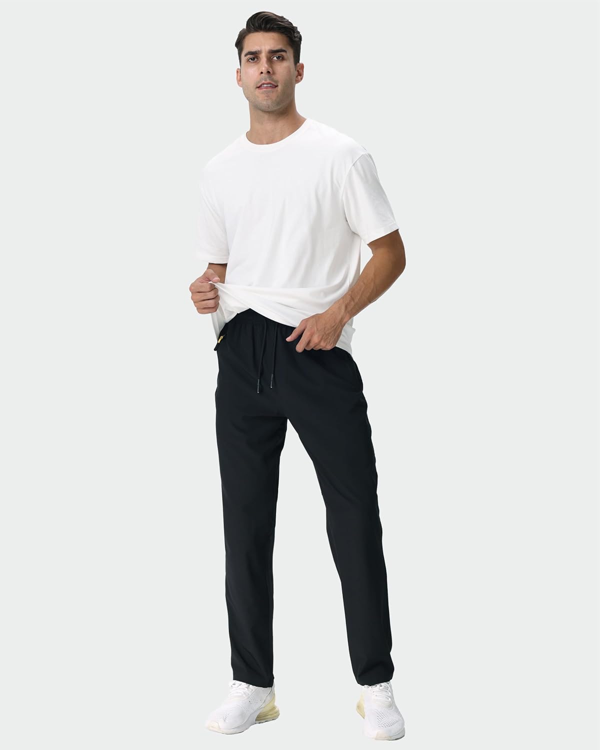 Rapoo Men's Lightweight Hiking Pants - Quick Dry Stretch Joggers for Running & Casual Wear