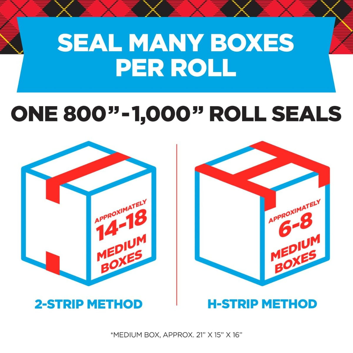 Scotch Heavy Duty Shipping Packing Tape - Clear, 1.88 in. x 27.7 yd. | Includes Dispenser for Easy Use