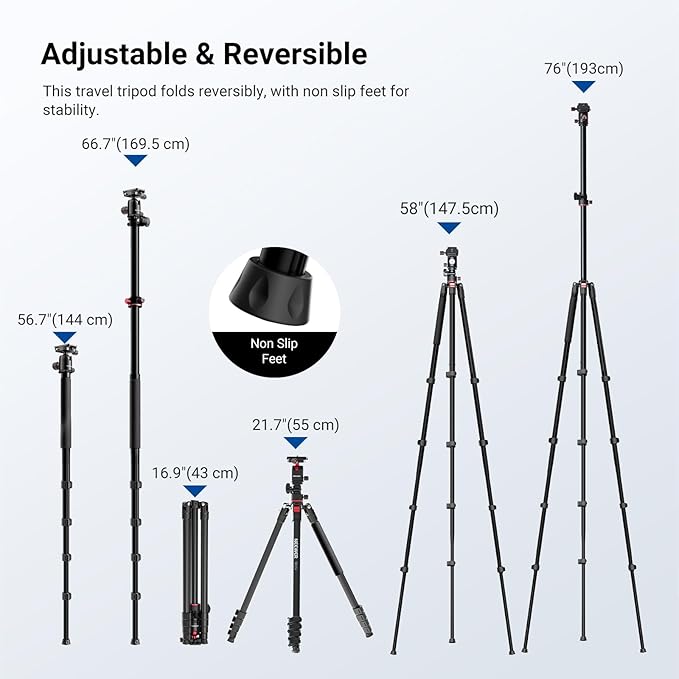 NEEWER Basics Overhead Camera Tripod Monopod
