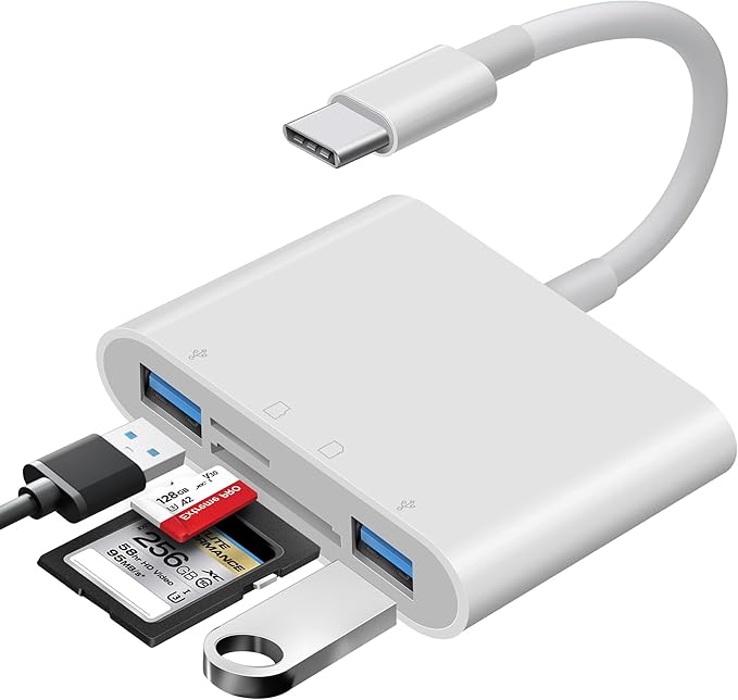 USB C SD Card Reader for Mac/MacBook/iPad/iPhone 15 Pro WNXSLOAD SD Card Adapter