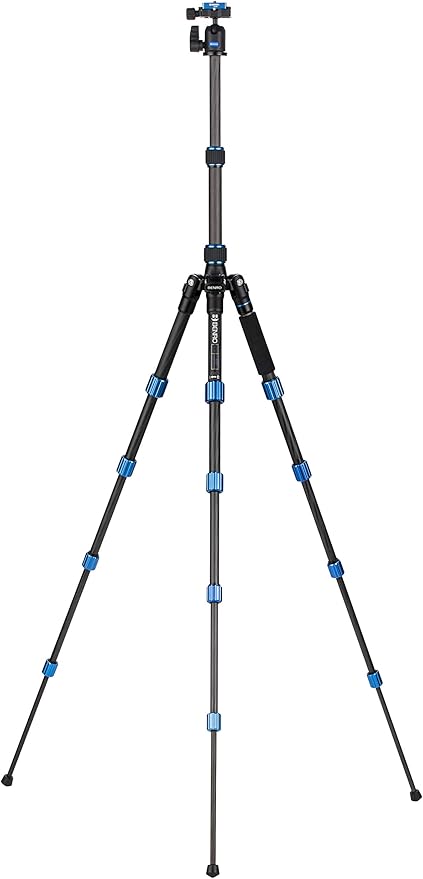 Benro Slim Travel FSL09CN00 Carbon Fiber Tripod Kit – Lightweight 5-Section
