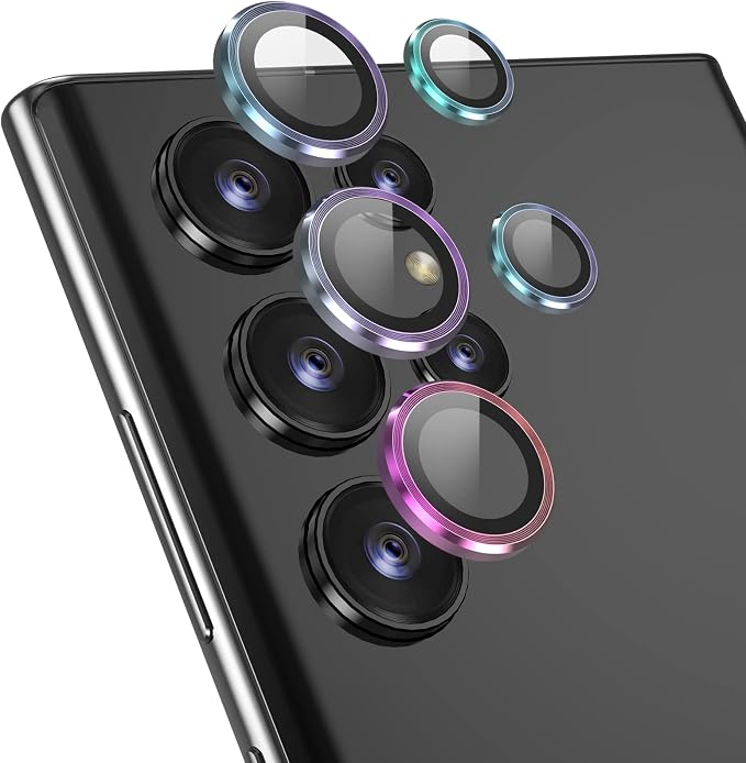 YWXYW for Samsung Galaxy S22 Ultra Camera Lens Protector, Aluminum Alloy