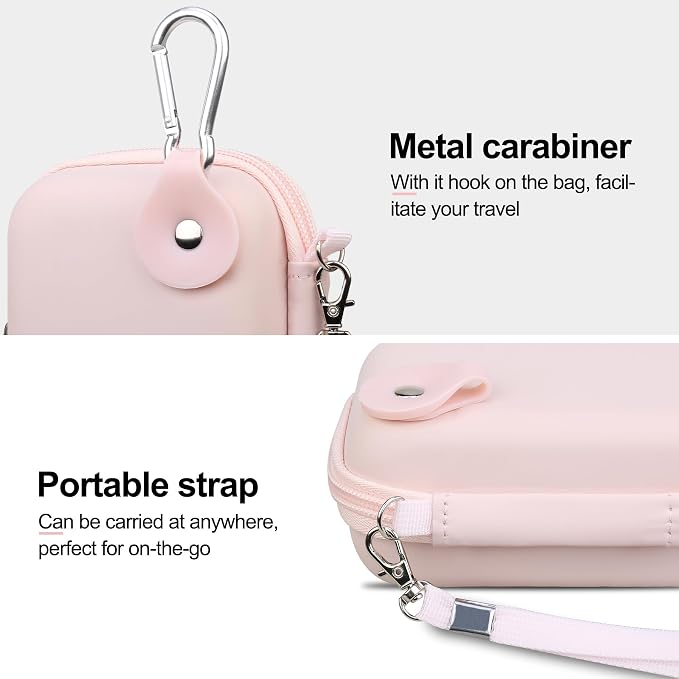 Lacdo Camera Carrying Case for Canon PowerShot ELPH 360/200/185/180/190/350