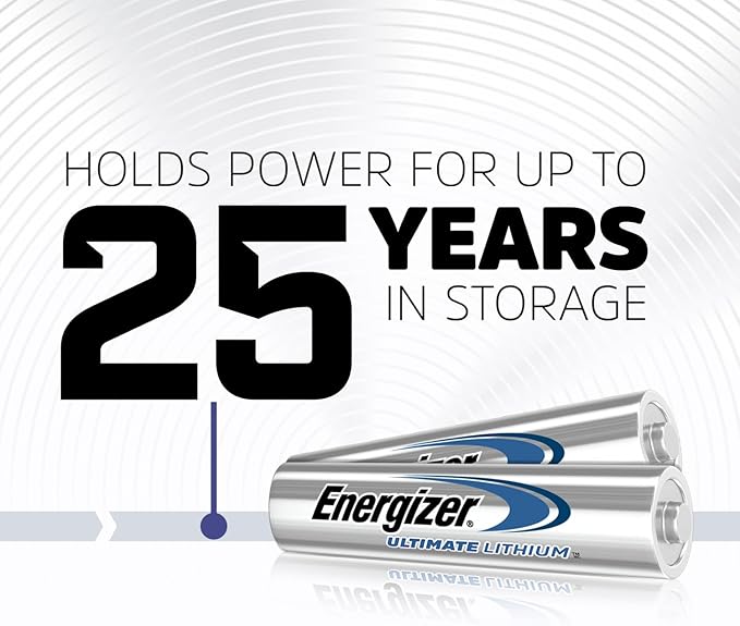 Energizer Ultimate Lithium AAA Batteries, Lithium Triple A Batteries