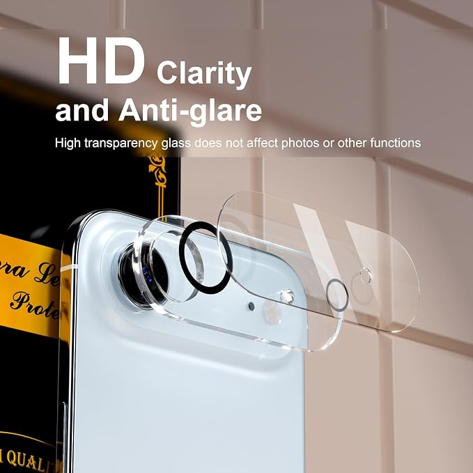 for 6 Pack iPhone Air Camera Lens Airtector 9H Tempered Glass Camera Screen