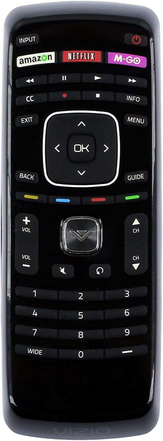 NEW VIZIO Universal Remote XRV4TV for almost all Vizio brand LCD and LED TV E320I-A2 E320i-A0 E322AR E422AR E502AR E370VP E420VT E422VLE M320SL M370SL E422VLE E472VLE (B-XRT112)
