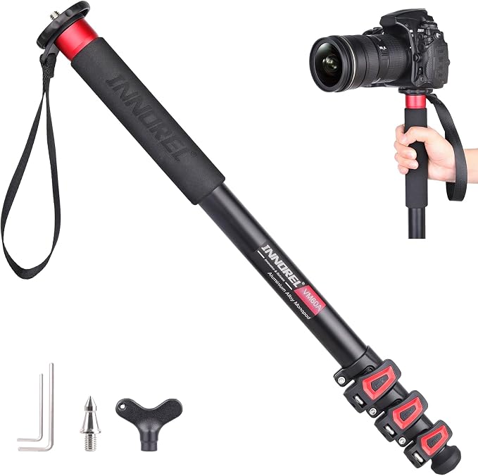 63in/160cm Camera Monopod INNOREL VM60A Aluminum Alloy Portable Compact