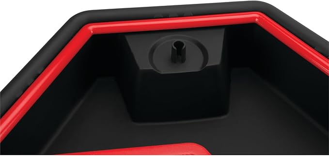 Performance Tool W4074 2 in 1 Drain Pan and Tool Caddy - Conveniently Collects Oil and Organizes Tools for Automotive Repairs