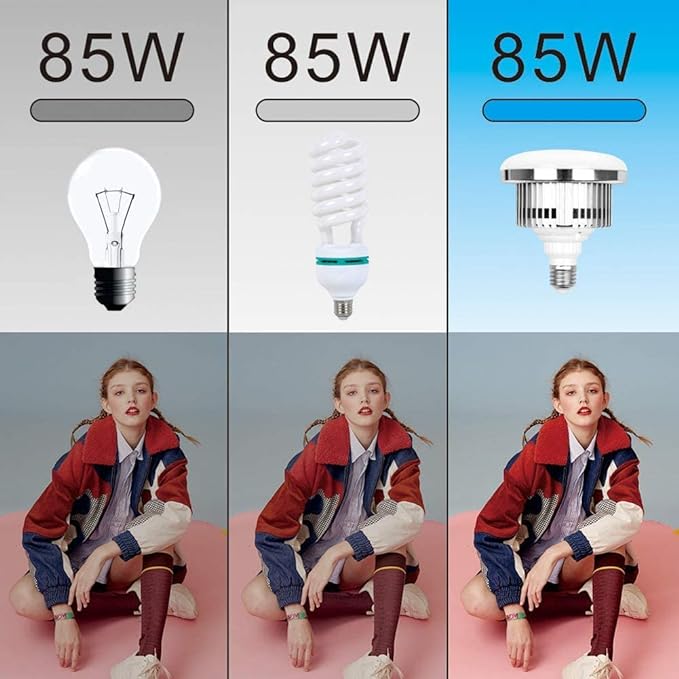 Skytex 2Pack 85W Photography Light Bulb 2700-6400K Colour Temperatures Dimmable