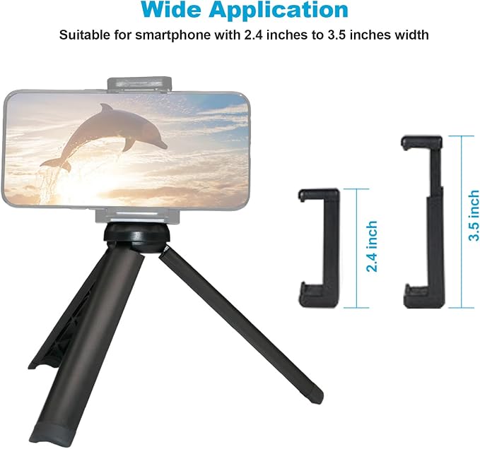 NexiGo Lightweight Mini Tripod for Camera/Phone/Webcam, Extendable Stand