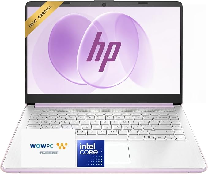 HP Everyday Laptop with Copilot AI • 2026 Edition • Intel 4-Core N150 Processor • 4GB RAM DDR5 • 128GB SSD + 1TB Cloud Storage • Microsoft 365 • Thin & Portable • 11.5hrs Battery • Windows 11