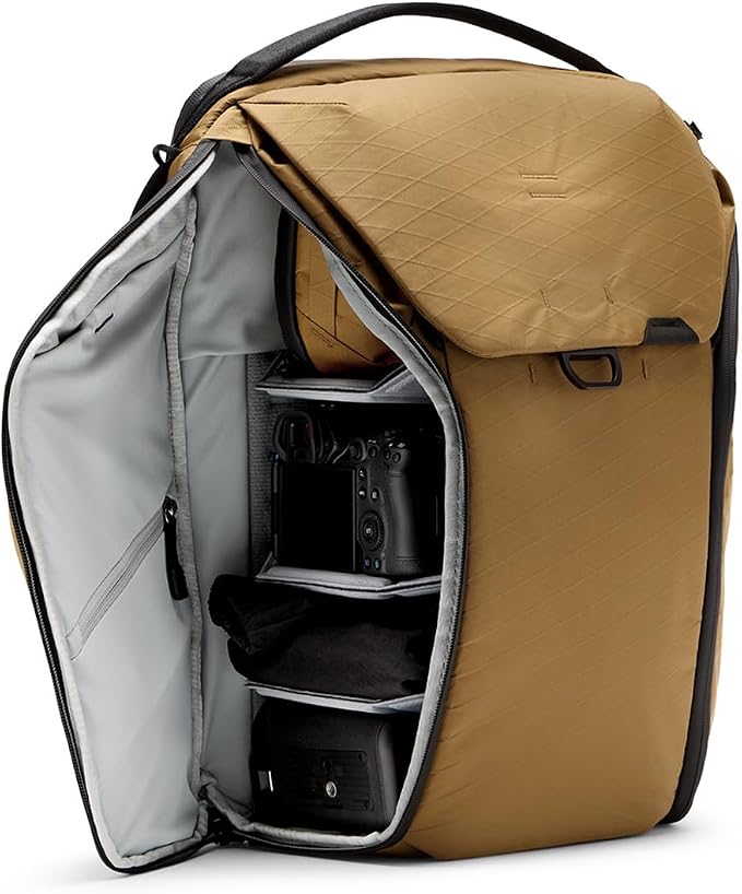 Peak Design Everyday Backpack 30L, MagLatch Top, Dual Side Access, FlexFold