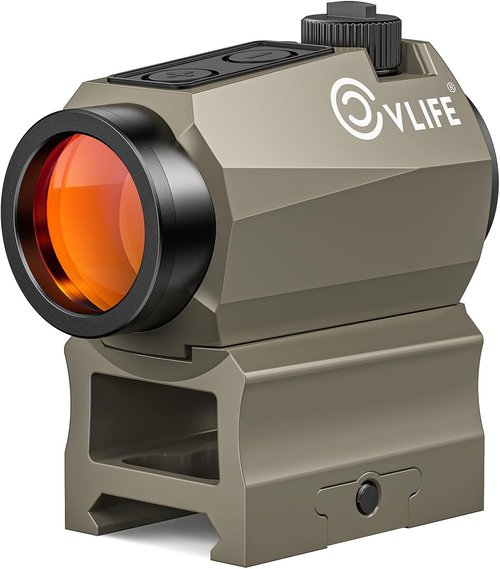 CVLIFE Red Dot Sight - Motion Awake 2 MOA Optics | IPX7 Waterproof, 50,000H Battery Life, 1x20mm