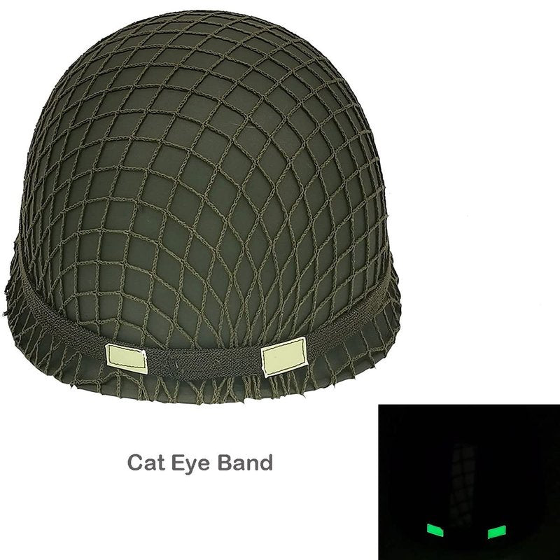 WWII US WW2 Army M1 Green Helmet Steel Shell with Net/Canvas Chin Strap