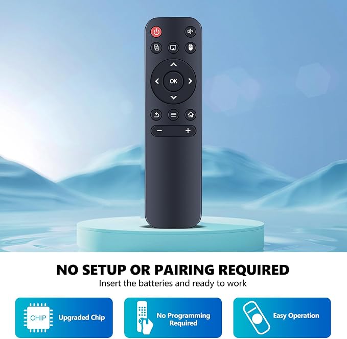 Replaced for Mini Projector HY300 HY300Pro Remote Control, for Magcubic HY300Pro
