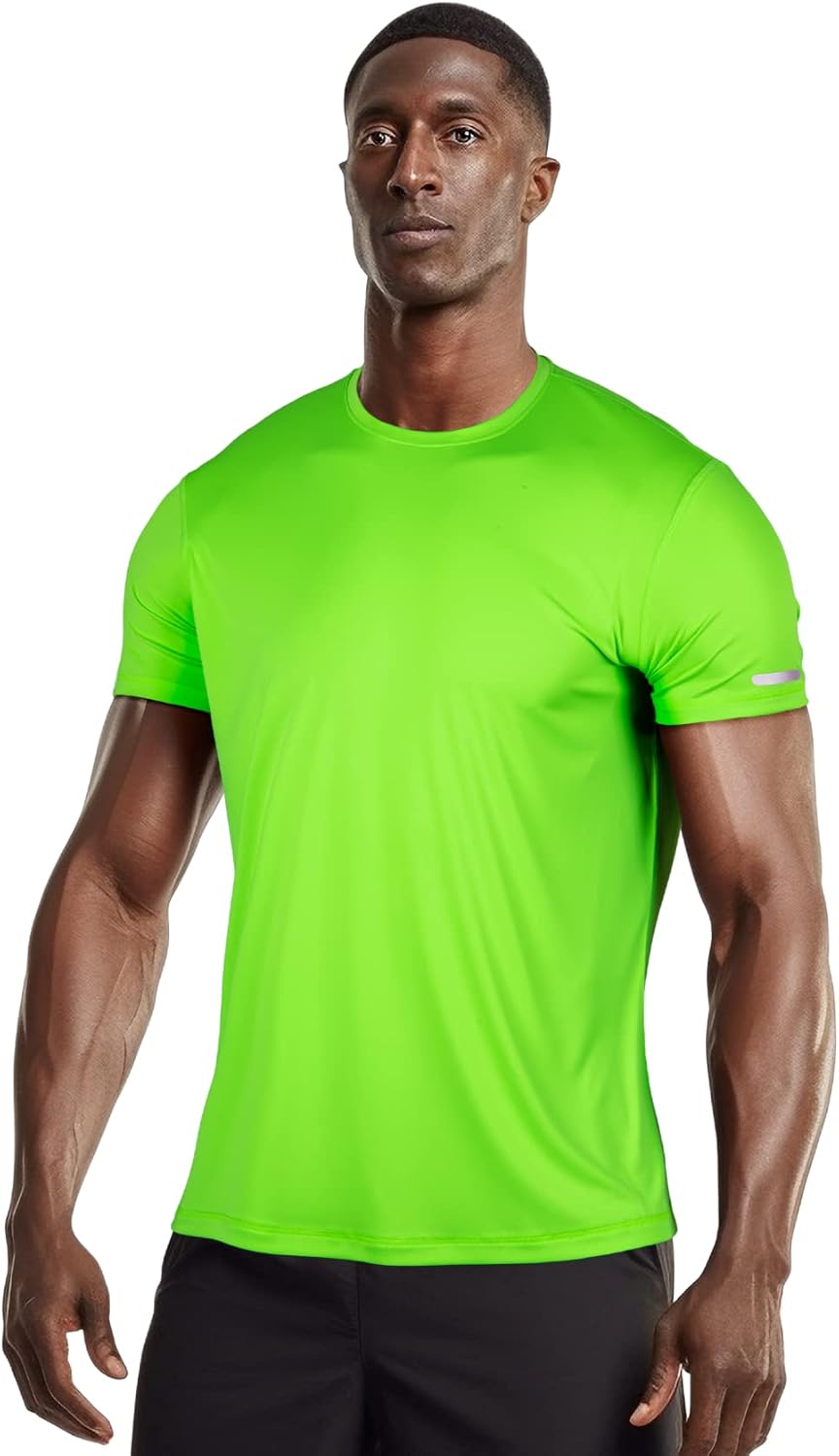 Skiennix Men's Workout Shirts - Fitted Quick-Dry Athletic Tee for Running | Moisture-Wicking Design