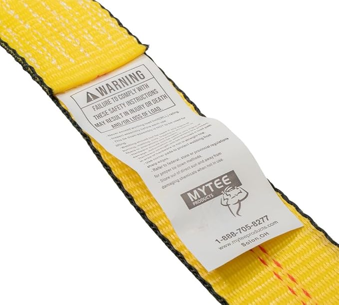 Mytee Products 2 Pack 2" x27' Self-Tensioning Ratchet Strap with J Hooks - 10,000 lbs BS - Heavy Duty Tie Down Large Bar Handle and Cargo Straps with Wire Hooks for Flatbed, Trucks, Pickup - Yellow