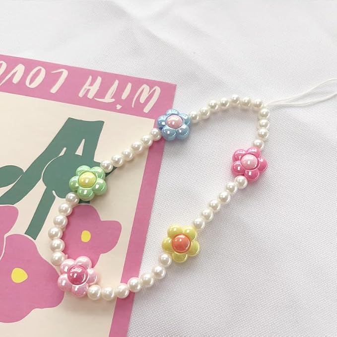 Beaded Camera Wrist Strap Cute Digital Camera Charm Lanyard, Phone Wristlet