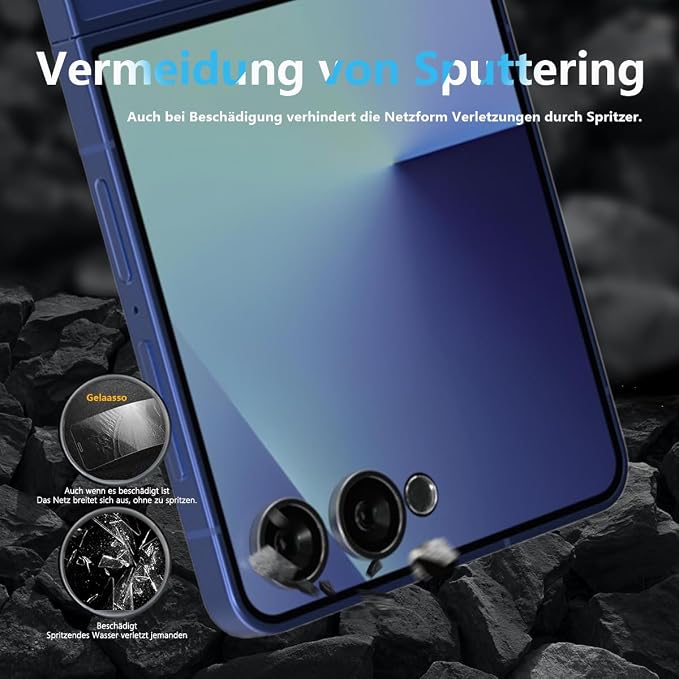 Compatible with Samsung Galaxy Z Flip 7 Back screen protector Tempered Glass 3