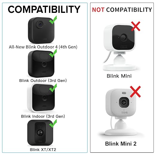 2Pack 25ft/7.5m Power Adapter for Blink Outdoor 4&&Blink XT2/XT, Weatherproof