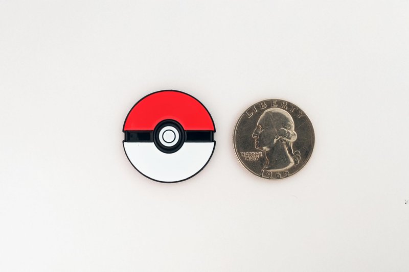 Play and Repeat Gotta Golf em All Japanese Anime Golf Ball Marker with Magnetic Hat Clip - Funny Golf Gift for Men, Kids - Golf Accessories and Gifts