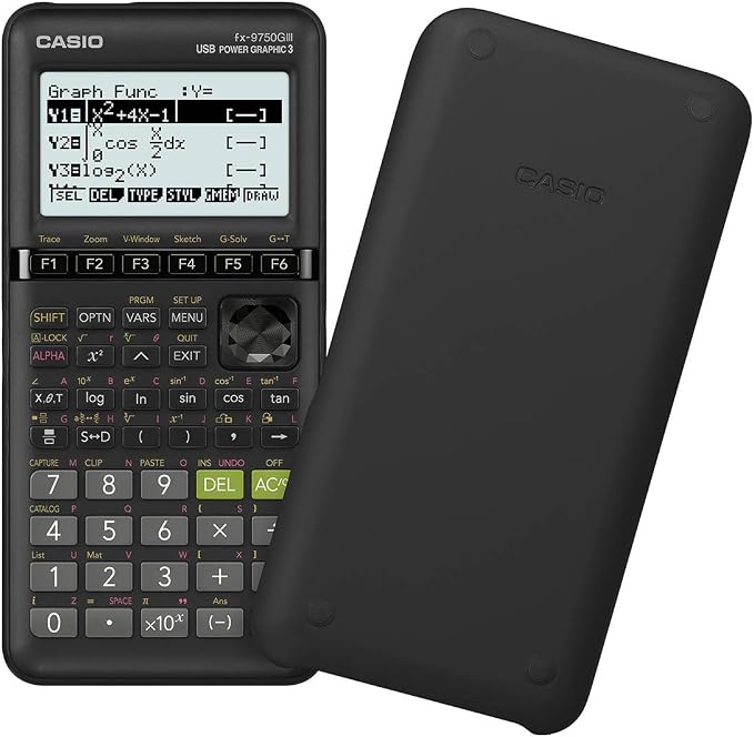 Casio fx-9750GIII Graphing Calculator | Natural Textbook Display | Python