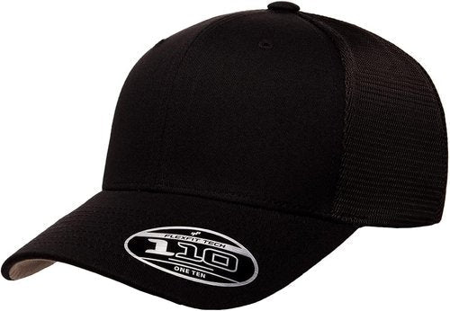 Flexfit 110M Adjustable Snapback Cap - Breathable Mesh Back | Mid-Profile Design, Bulk Pack Available