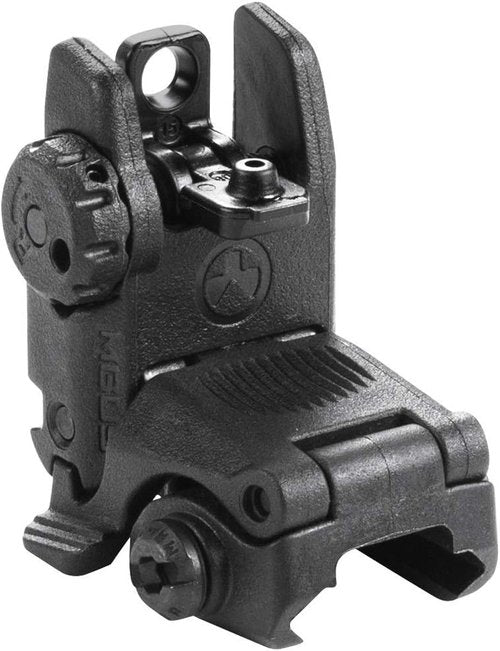Magpul MBUS Flip-Up Backup Sights - Durable Black Rear Sight for Quick Target Acquisition
