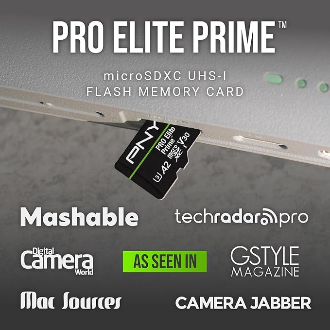 PNY 1TB PRO Elite Prime™ C10 U3 V30 A2 microSDXC Flash Memory Card – Ultra-Fast