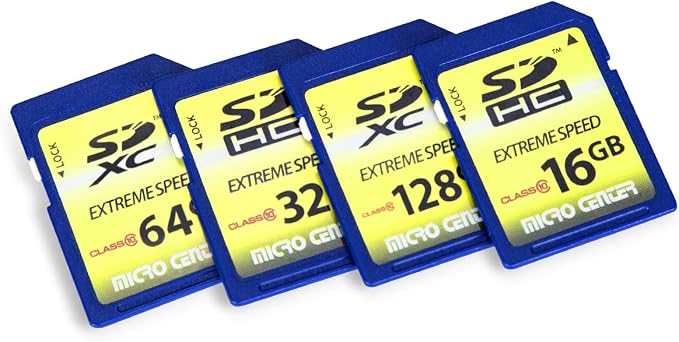 INLAND 128GB SD Card Class 10 SDXC Flash Memory Card Full Size SD Chip USH-I U1