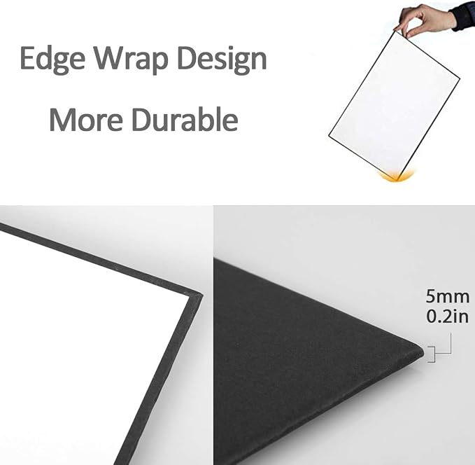 Meking 3 in 1 Photography Reflector Cardboard, 12 x 8 inch Folding Light