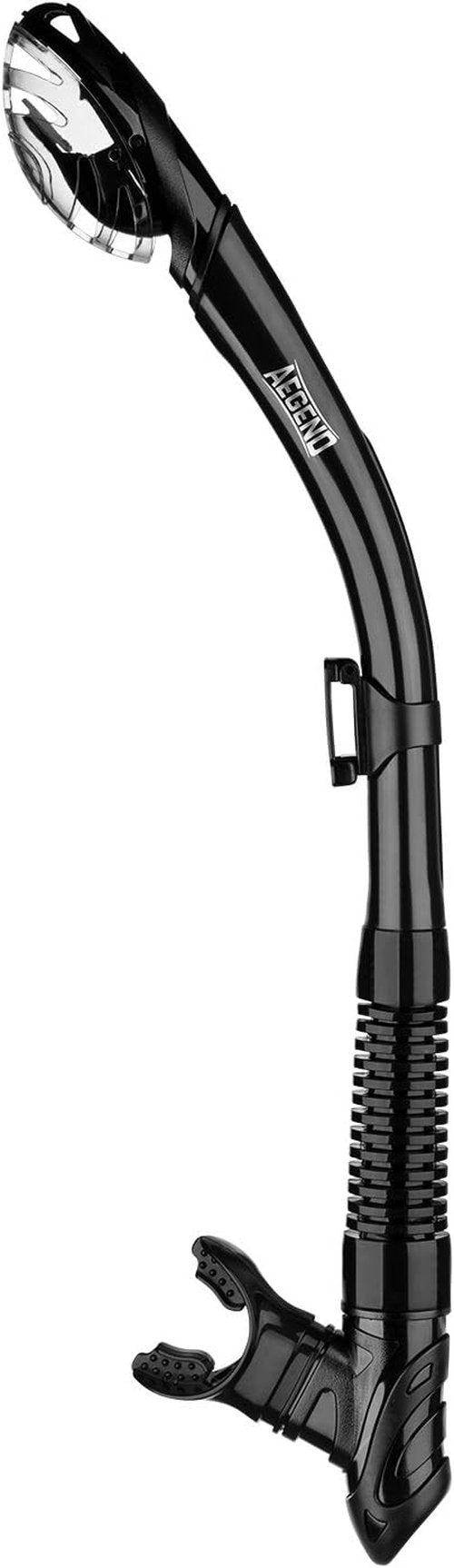 Aegend Diving Dry Snorkel - Top Dry Valve Snorkeling Gear for Adults & Youth | Ideal for Swimming & Freediving