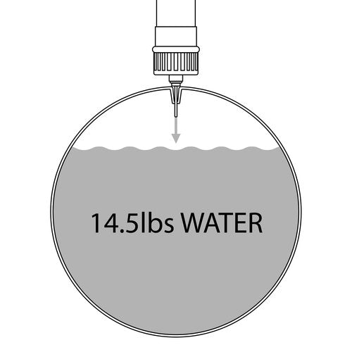 BIO Sports Water Resistance Ball for Full Body Low Impact Pool Workout (Orange)