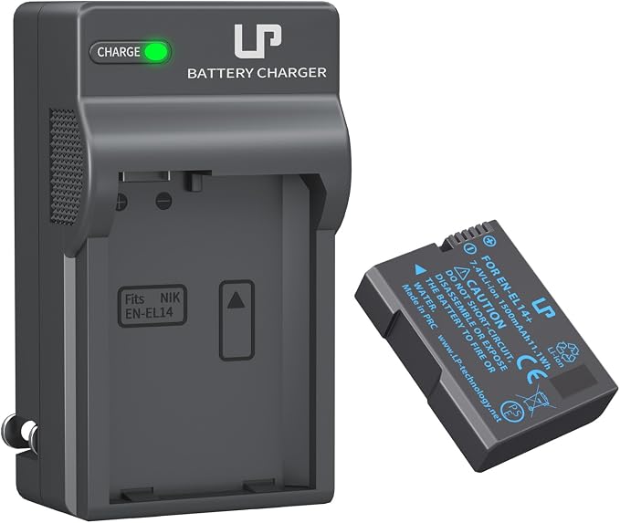 EN-EL14 EN EL14a Battery Charger Pack, LP Charger Compatible