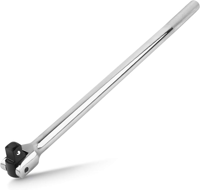 MAXPOWER Heavy Duty 3/4 Drive Breaker Bar 24-inch with Flex Handle