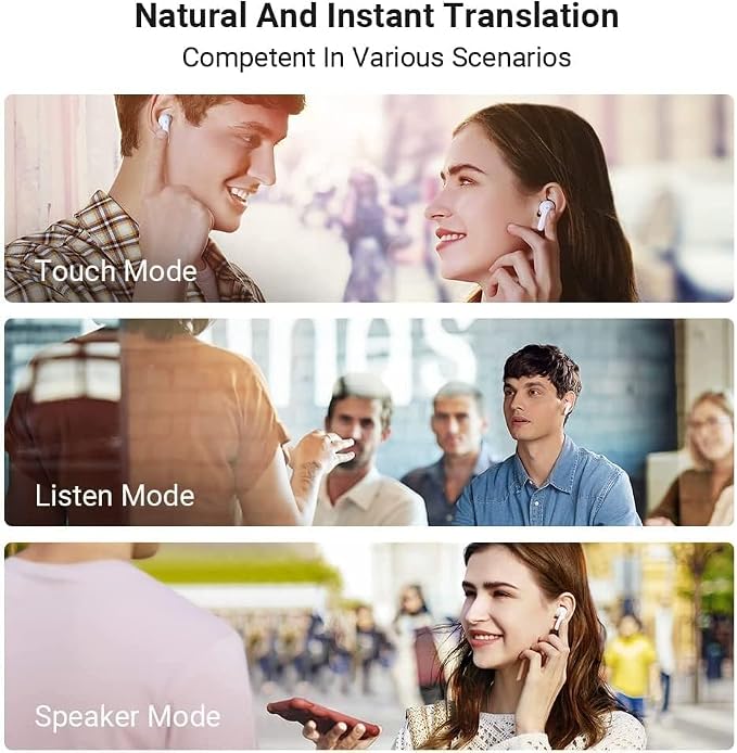 Timekettle M3 3-in-1 Language Translator Earbuds, Real-Time Translation in 43