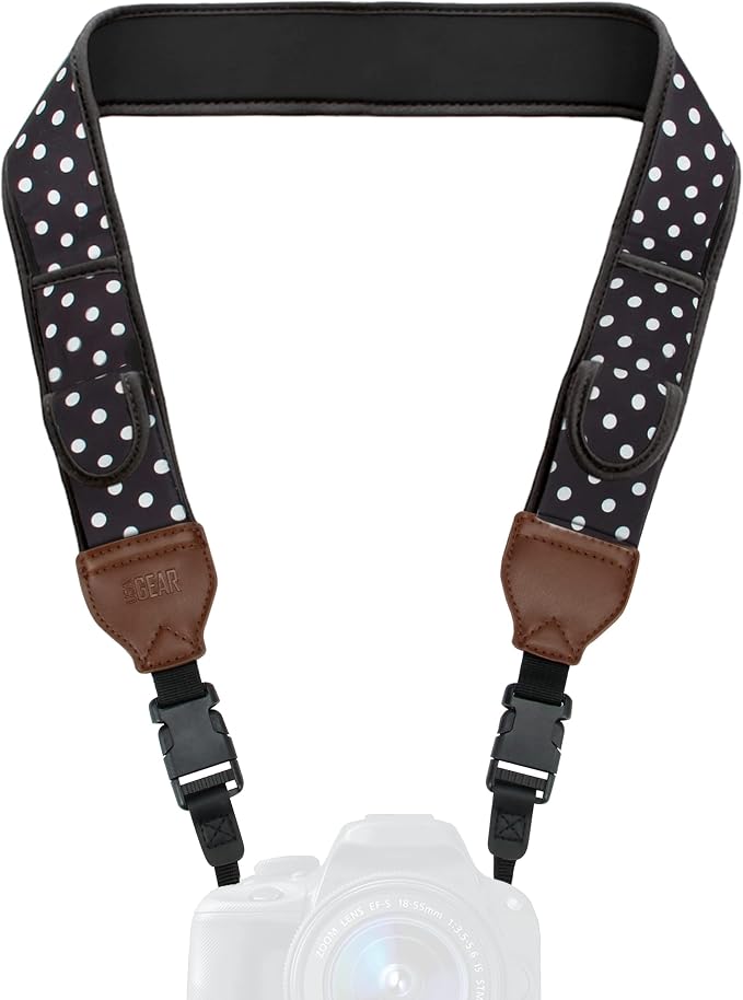 USA Gear TrueSHOT Camera Strap Neoprene Camera Straps