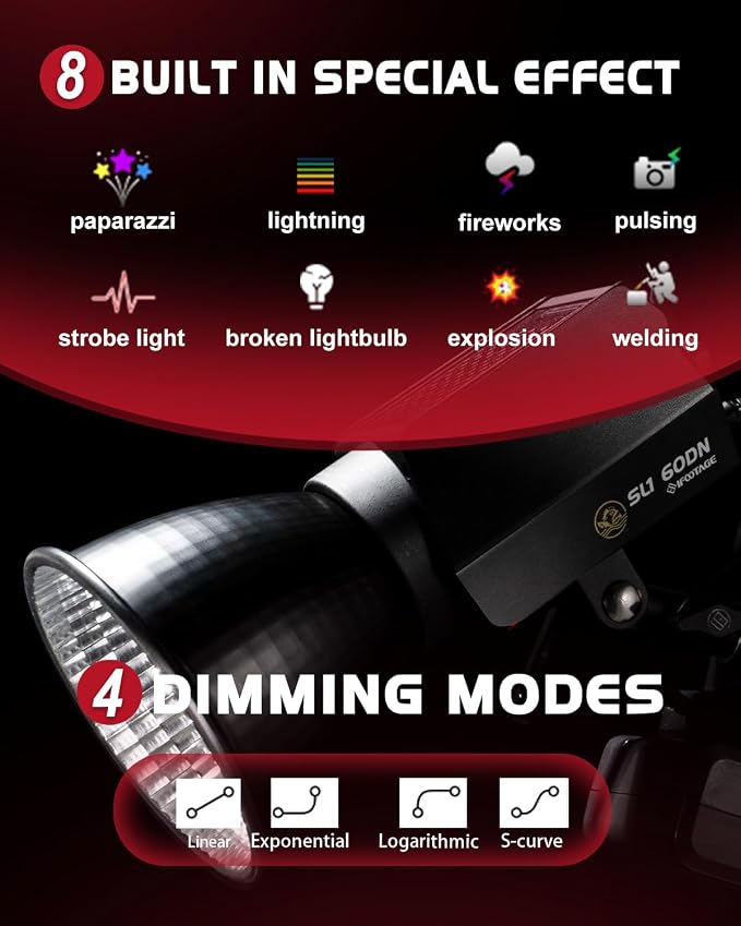 IFOOTAGE LED Video Light with Carry Bag, 70W SL1 60DN Daylight Photography