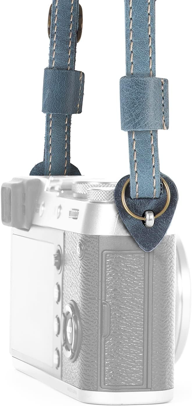 MegaGear SLR, DSLR Sierra Series Genuine Leather Camera Shoulder or Neck Strap