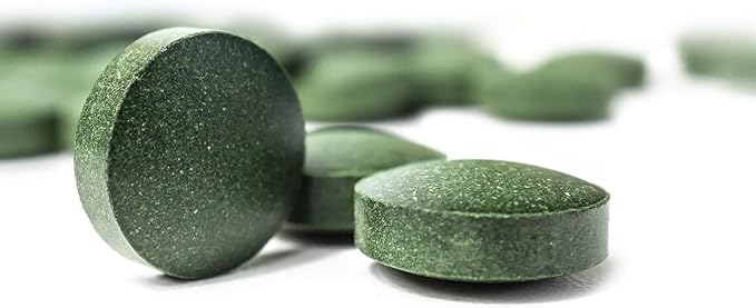 On Target Living Organic Spirulina Chlorella | USDA Organic | 1000 Tablets- 250 G (8.8 oz) | Vegan | Immune System Boosting | Alkalyzing | Nutrient Dense | Detoxifying | Protein Dense