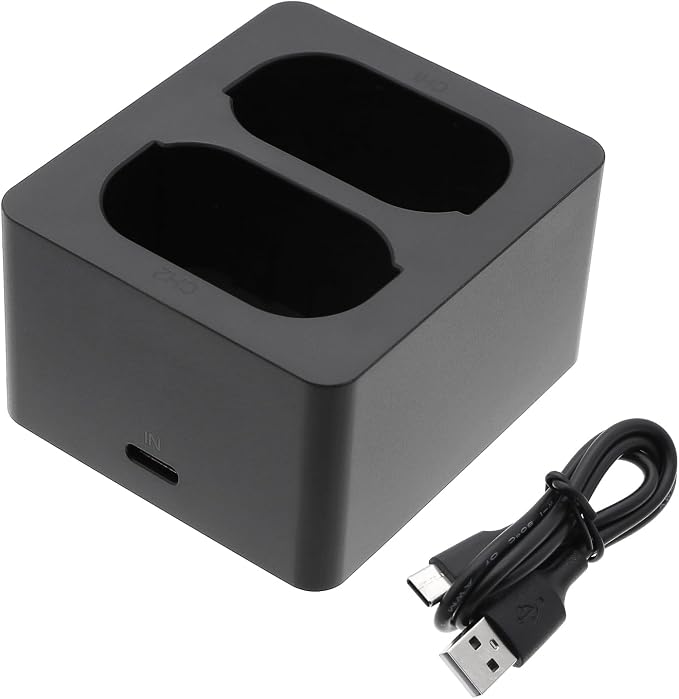 2-Slot Desktop Charger for Leica Q2, 19 531 Replacement PN: 19 531