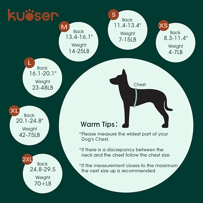 Kuoser Dog Surgery Recovery Suit for Female Male Dogs, Stripes Spay Neuter Anti-Licking Dog Onesie, Surgical Suit Snugly Pet Post Surgery Vest Bodysuit for Abdominal Wounds Skin Disease, Black 2XL